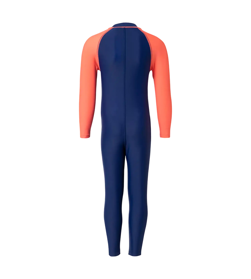 Tots Endurance10 Color Block All In One Full Body Suit For Boys and Girls - Harmony & Coral Sands