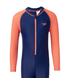Tots Endurance10 Color Block All In One Full Body Suit For Boys and Girls - Harmony & Coral Sands