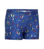 Tots Recycled Endura Brite Digital Print Aquashort For Boys - True Cobalt & Picton Blue