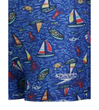 Tots Recycled Endura Brite Digital Print Aquashort For Boys - True Cobalt & Picton Blue