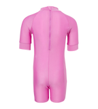 Tots Unisex Endurabrite Printed Essential Legsuit For Boys and Girls - Neon Violet & Marine Teal