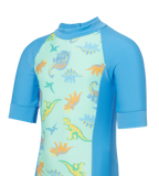 Tots Unisex Endurance10 Printed Essential Legsuit For Boys and Girls - Fish Tank & Periwinkle Blue