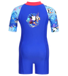 Girls Endurance 10 Essential All In One Suit - Raspberry Fill & Cobalt