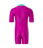 Girl's Endurance10 Essential All In One Legsuit - Diva, Neon Violet & Arctic Glass