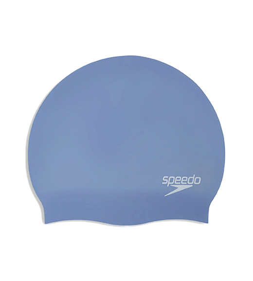 Women's Long Hair Silicone Swim Caps - Blue