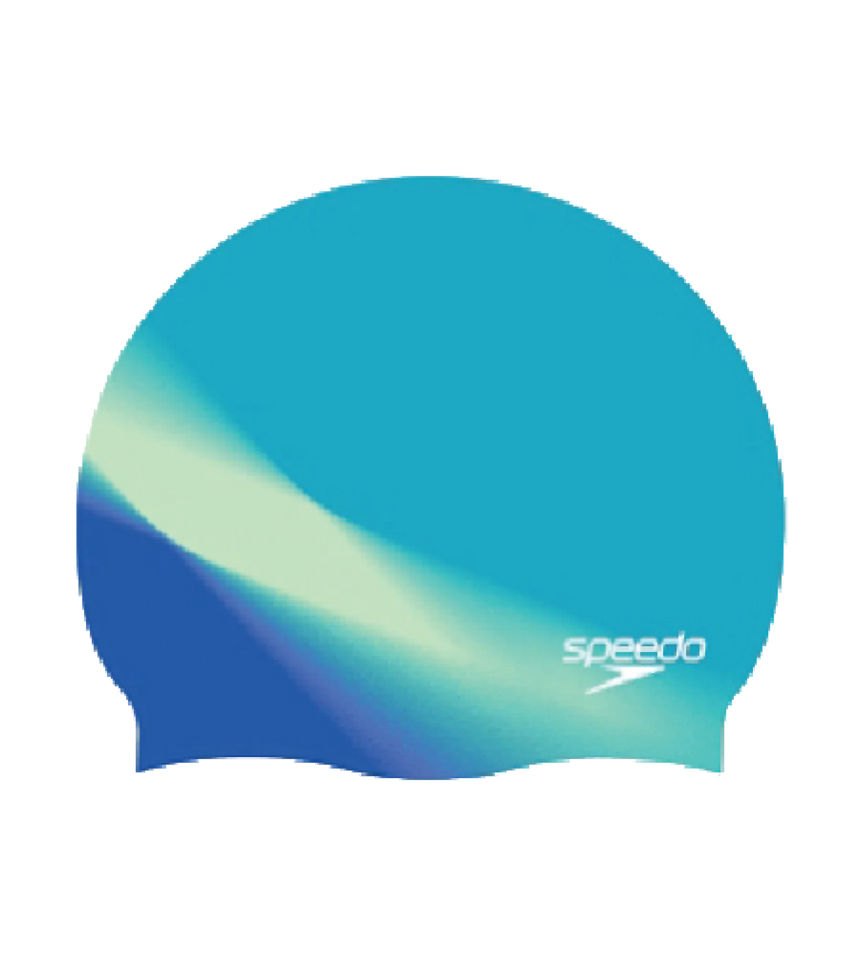 Unisex Adult Multicolor Silicone Swim Cap For Men and Women - Sna Anthracite