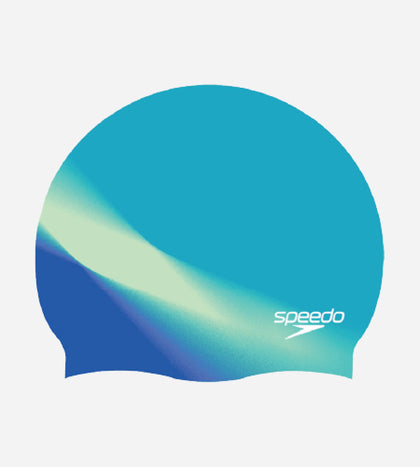 Unisex Adult Multicolor Silicone Swim Cap For Men and Women - Sna Anthracite