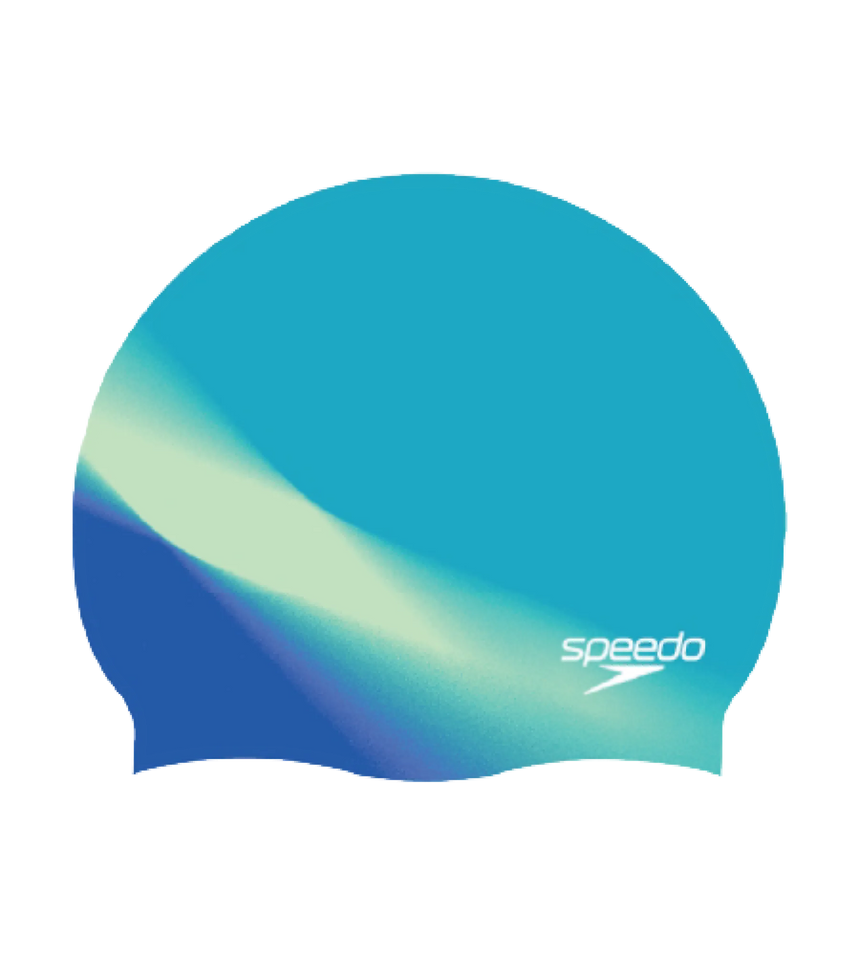 Unisex Adult Multicolor Silicone Swim Cap For Men and Women - Sna Anthracite