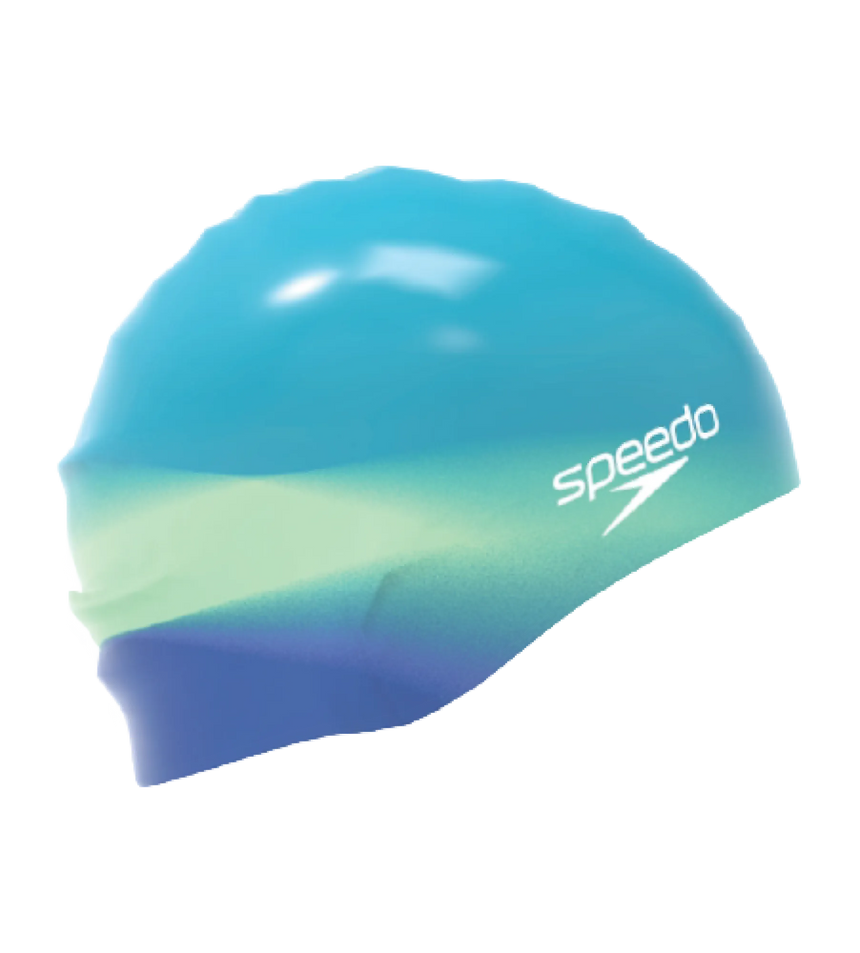 Unisex Adult Multicolor Silicone Swim Cap For Men and Women - Sna Anthracite