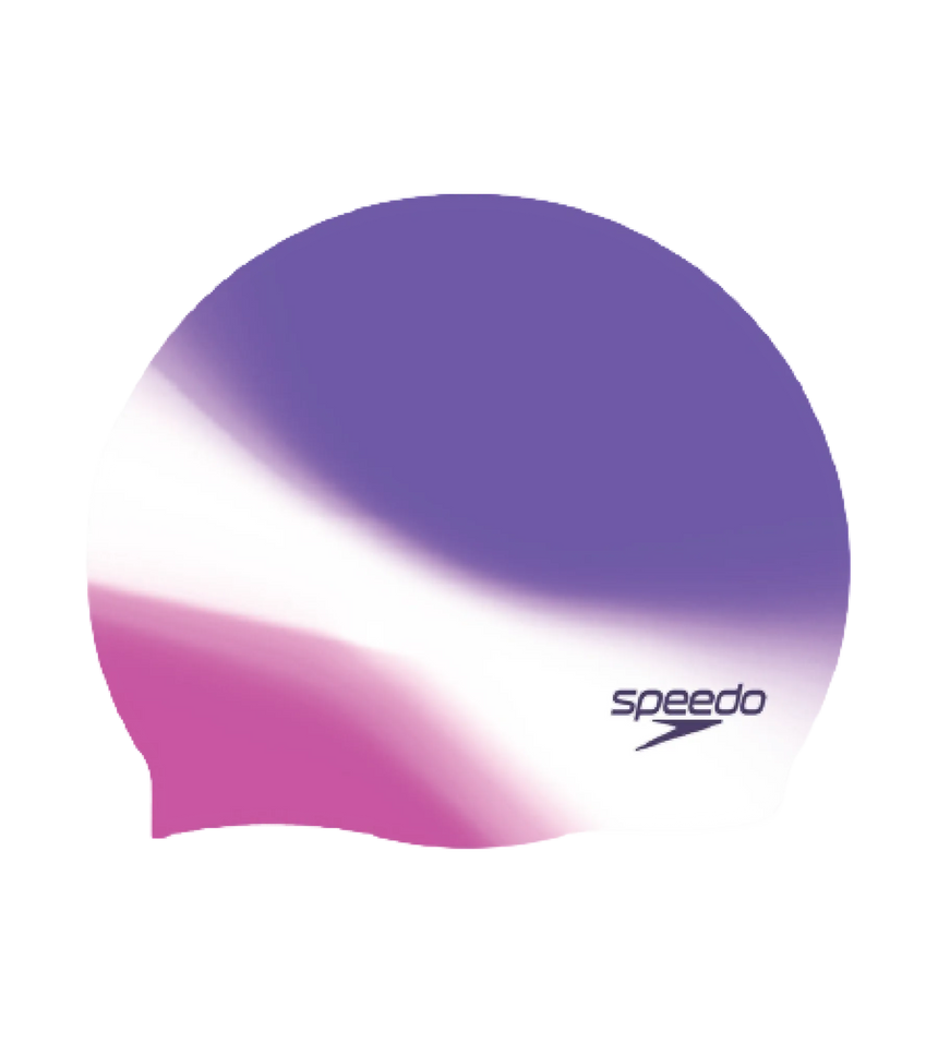 Unisex Adult Multicolor Silicone Swim Cap For Men and Women - Lazy Daisy