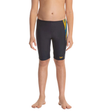 Boy's Endurance 10 Logo Panel Jammer - True Navy & Mango