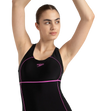 Women's Endurance10 Classic Racerback Legsuit - Black & Neon Violet