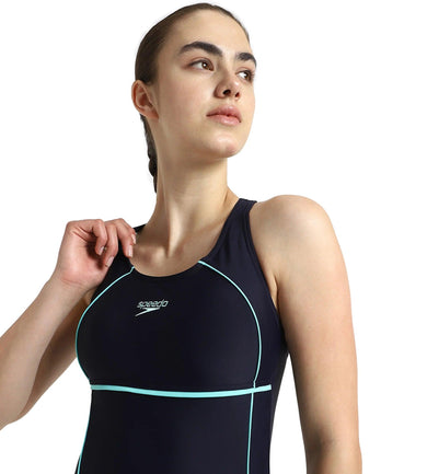 Women's Endurance10 Classic Racerback Legsuit - True Navy & Arctic Glass
