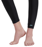 Women's Endurance 10 Two Piece Full Body Suit Swimwear - Black & Marine Blue