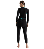 Women's Endurance10 Two Piece Closedback Full Body Suit - Black, Dark Teal & Arctic Glass