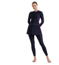 Women's Endurance10 Two Piece Closedback Full Body Suit - True Navy, Hapuna Blue & Diva