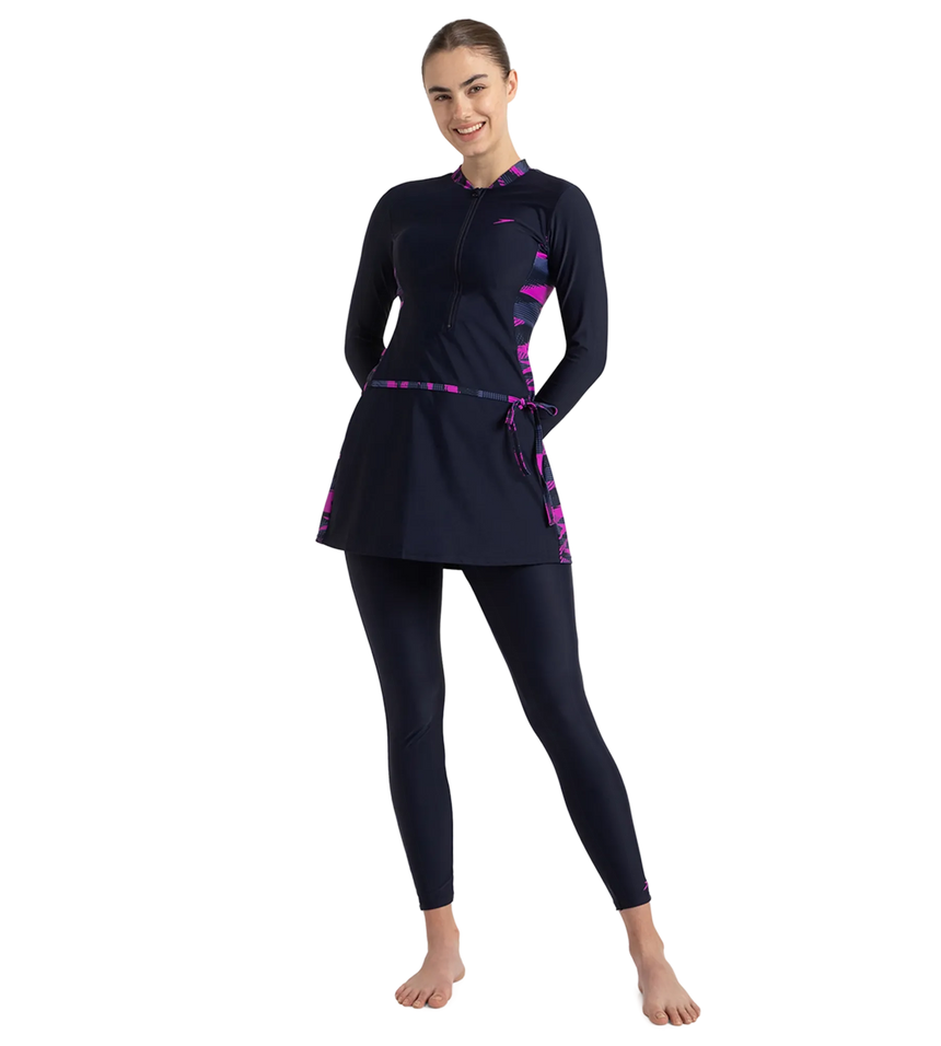 Women's Endurance10 Two Piece Closedback Full Body Suit - True Navy, Hapuna Blue & Diva