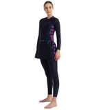 Women's Endurance10 Two Piece Closedback Full Body Suit - True Navy, Hapuna Blue & Diva