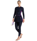 Women's Endurance10 Two Piece Closedback Full Body Suit - True Navy, Hapuna Blue & Diva