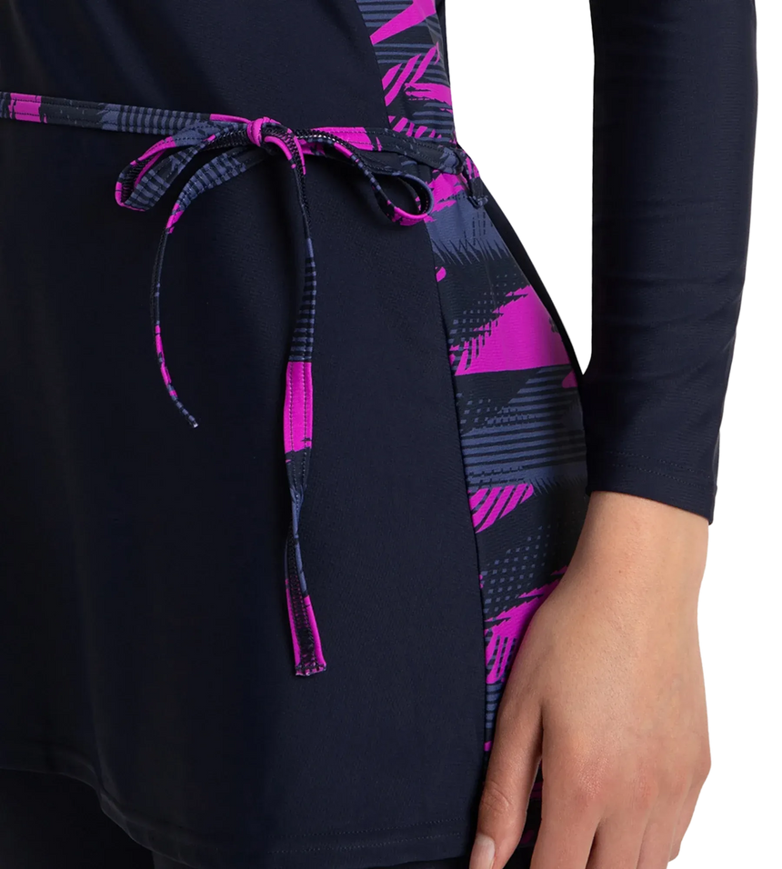 Women's Endurance10 Two Piece Closedback Full Body Suit - True Navy, Hapuna Blue & Diva