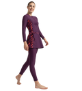 Women's Enduraflex Two Piece Closedback Full Body Suit - Plum Dandy, Coral Sands & Neon Violet