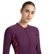 Women's Enduraflex Two Piece Closedback Full Body Suit - Plum Dandy, Coral Sands & Neon Violet