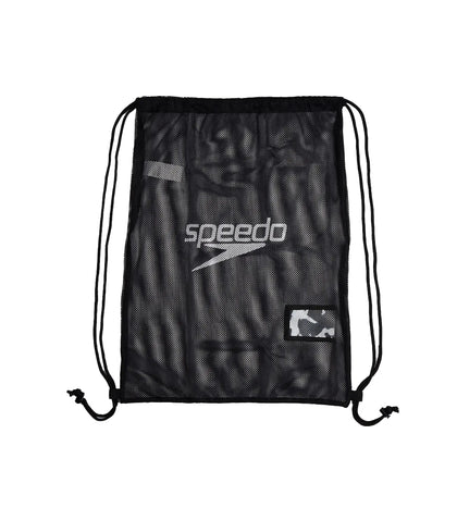 Speedo Water Resistant Lightweight Swim Kit Mesh Bag - Black