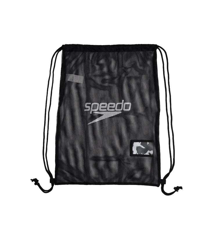 Speedo Water Resistant Lightweight Swim Kit Mesh Bag - Black