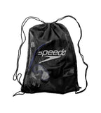 Speedo Water Resistant Lightweight Swim Kit Mesh Bag - Black