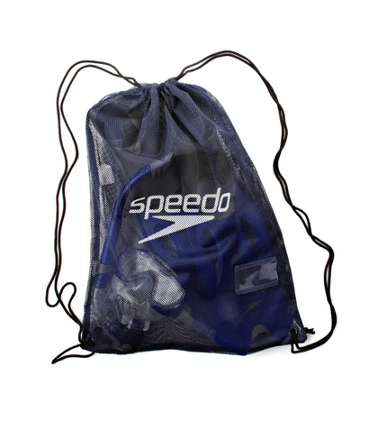 Speedo Water Resistant Lightweight Swim Kit Mesh Bag - Navy
