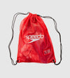 Speedo Water Resistant Lightweight Swim Kit Mesh Bag - Red