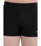 Boy's Endurance 10 Essential Houston Aquashort - Black & Lemon Drizzle