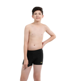 Boy's Endurance 10 Essential Houston Aquashort - Black & Lemon Drizzle