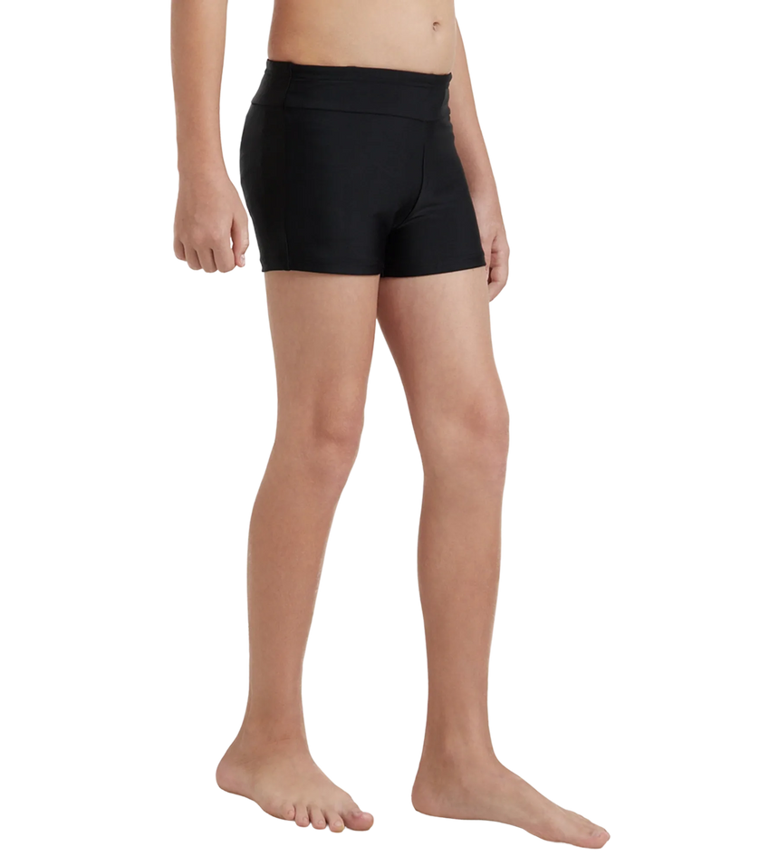 Boy's Endurance10 Essential Houston Aqushort - Black & Arctic Glass