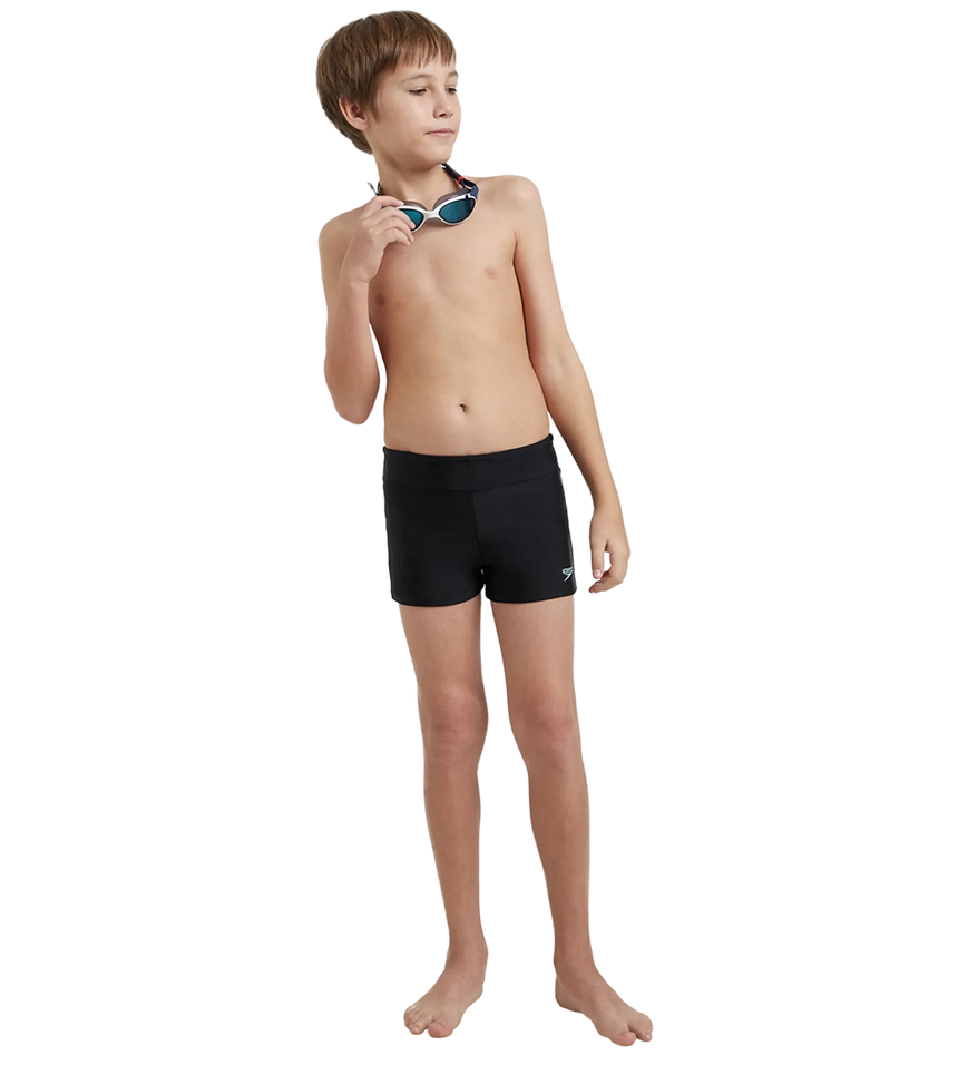 Boy's Endurance10 Essential Houston Aqushort - Black & Arctic Glass