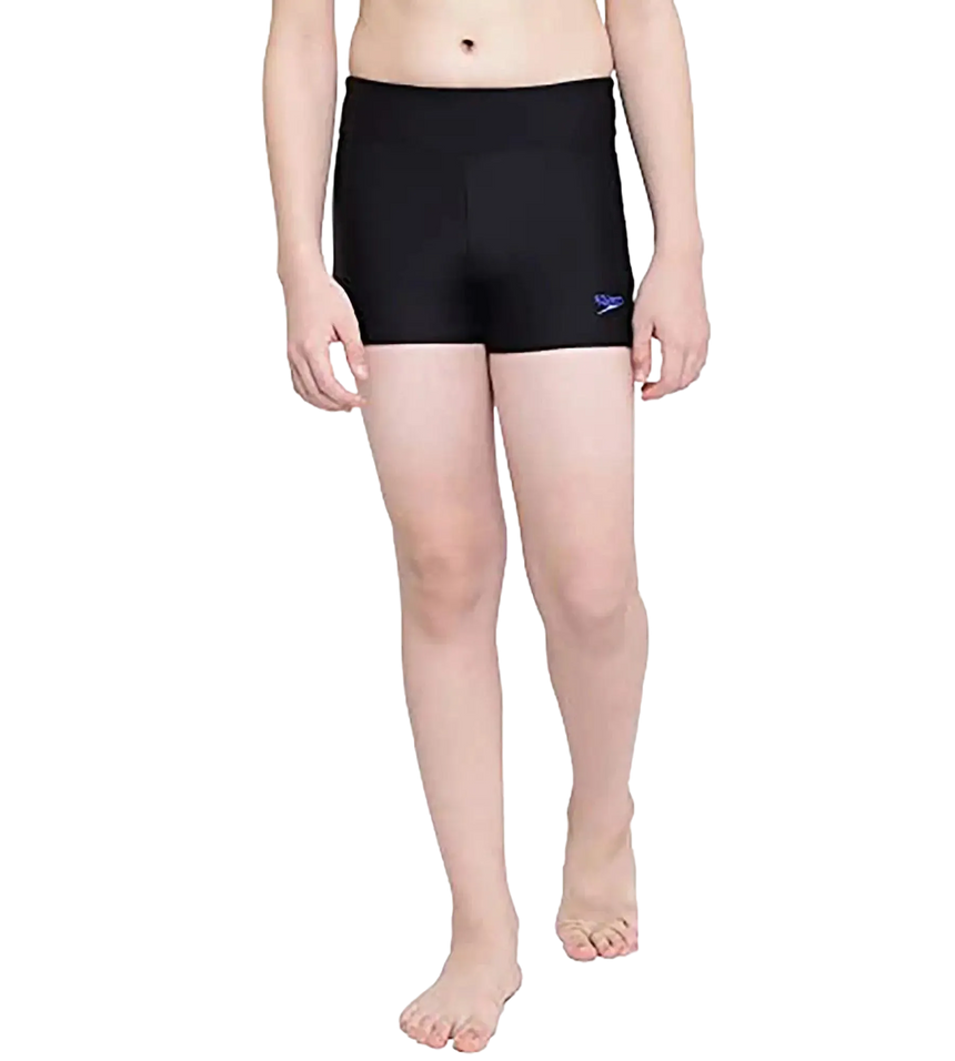 Boy's Endurance 10 Essential Houston Aquashort - Black & Blue Flame