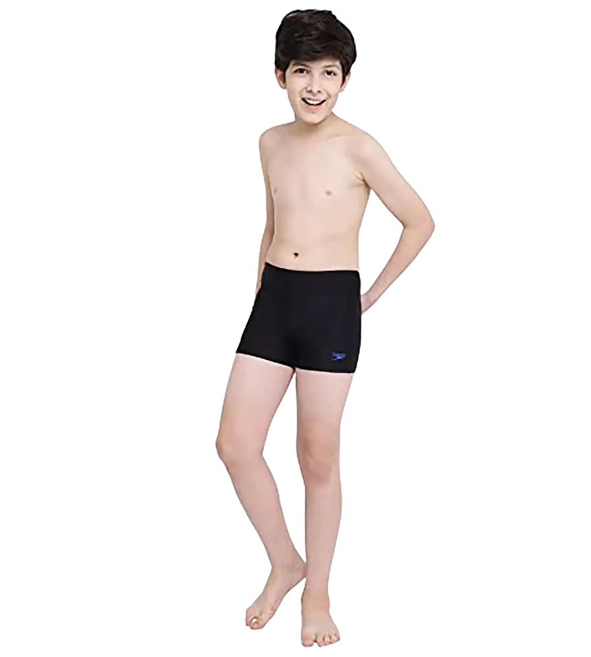 Boy's Endurance 10 Essential Houston Aquashort - Black & Blue Flame