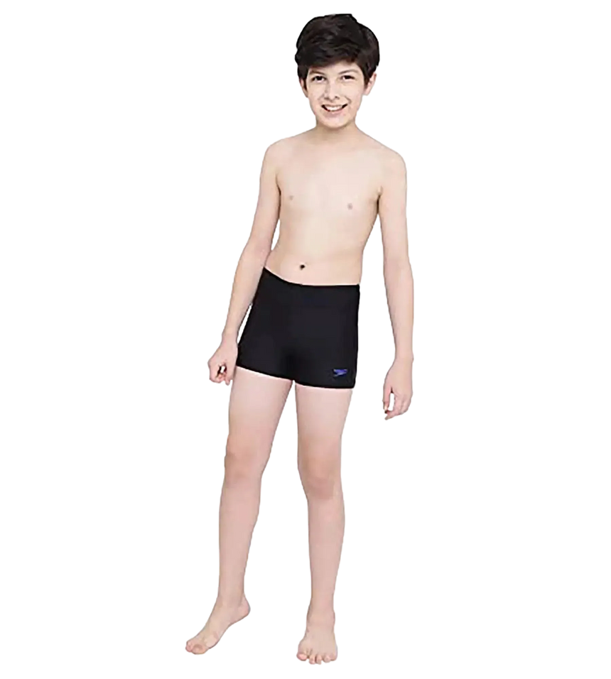 Boy's Endurance 10 Essential Houston Aquashort - Black & Blue Flame