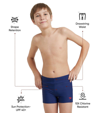 Boy's Endurance10 Essential Houston Aqushort - Harmony & High Risk Red