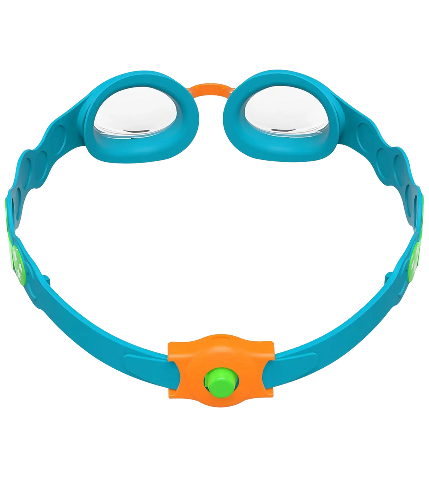 Unisex Kids Sea Squad Spot Tint-Lens Swim Goggles For Tot's (Age Range -  6-14 Years) - Blue & Green