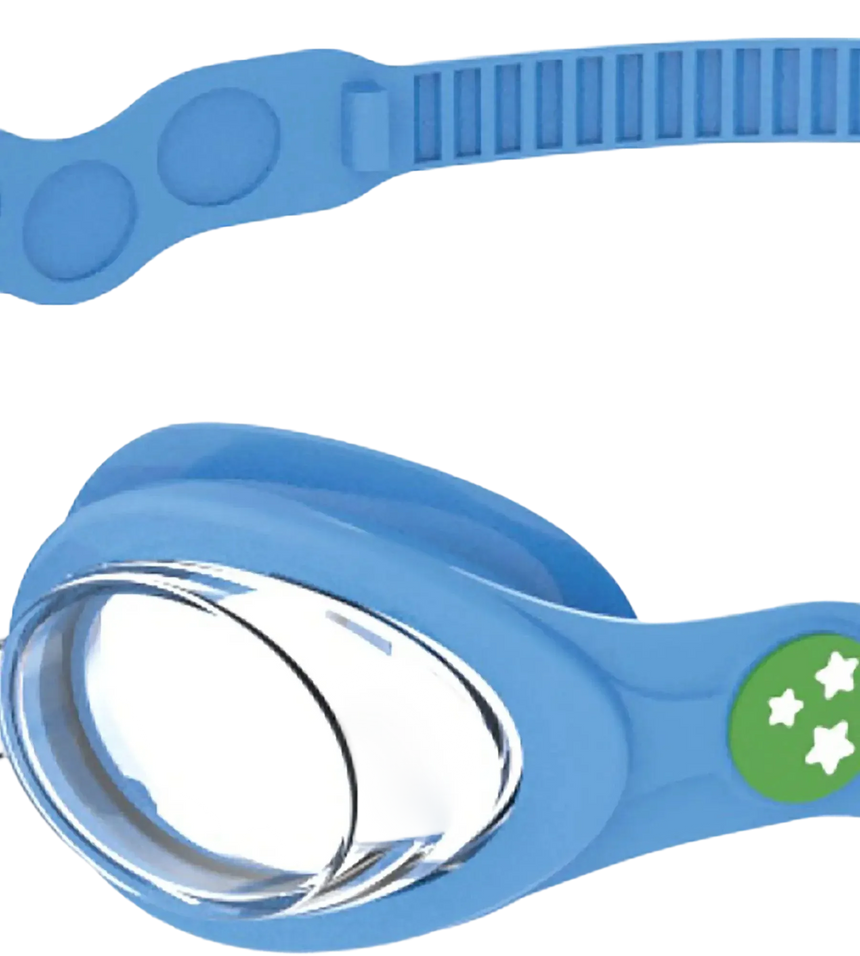 Unisex Kids Sea Squad Spot Tint-Lens Swim Goggles For Tot's (Age Range -  6-14 Years) - Blue & Green