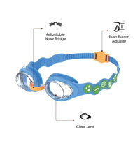 Sea Squad Spot Tint-Lens Goggles For Tot's - Blue & Green