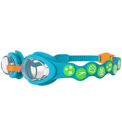 Combo of Goggles, Swim Cap & Aquashort For Boys - True Cobalt, Orange & Green