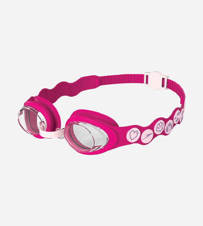 Kids Sea Squad Spot Anti Fog Clear Lens Swim Goggles For Tots - Blossom, Electric Pink & Clear