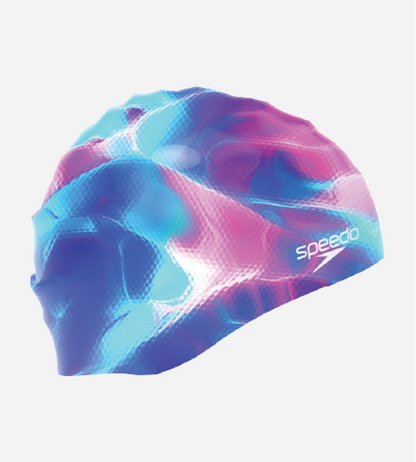Unisex Adult Slogan Print Silicone Swim Cap For Men and Women - Lazy Daisy