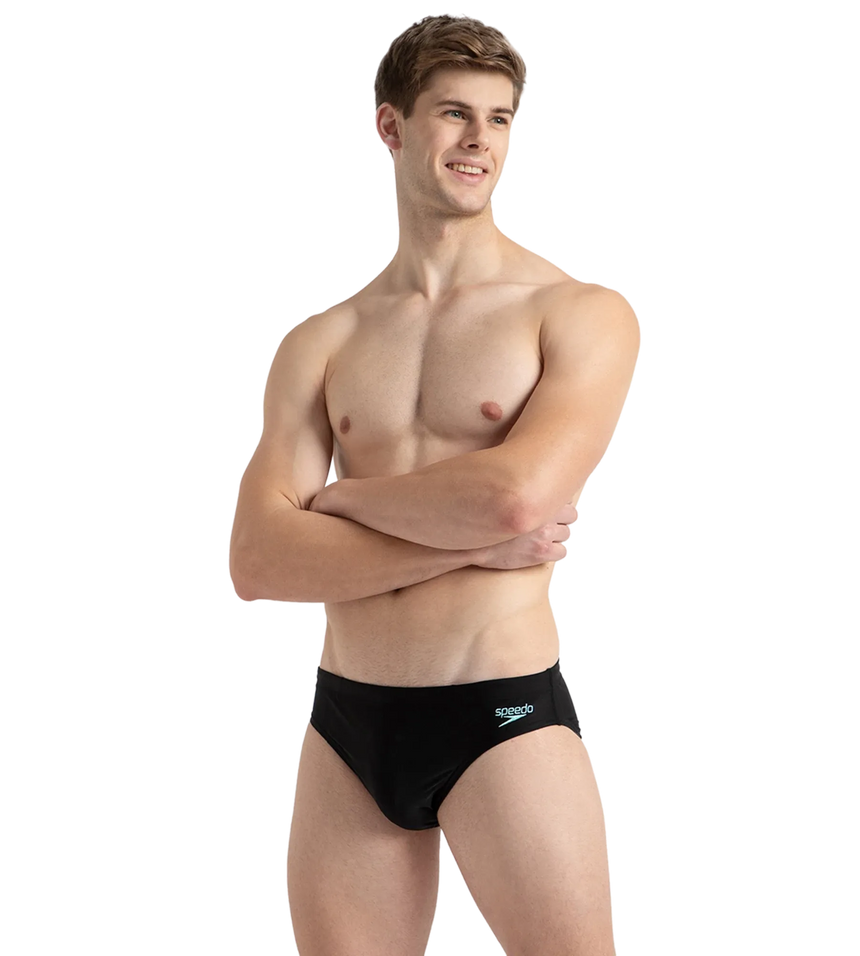 Men's Endurance10 Essential Lycra Brief - Black & Arctic Glass