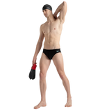 Men's Endurance10 Essential Lycra Brief - Black & Arctic Glass