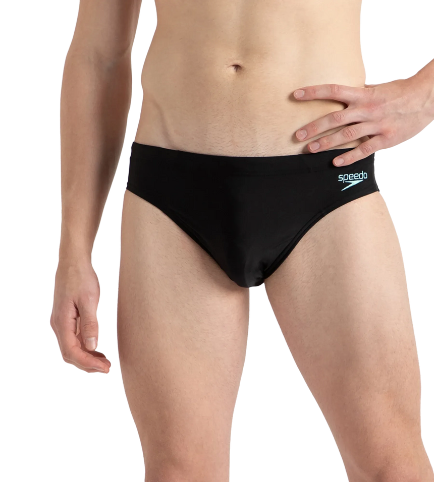 Men's Endurance10 Essential Lycra Brief - Black & Arctic Glass