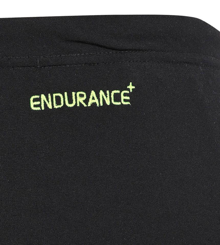Men's Endurance+ Monogram Aquashort - Black & Fluo Yellow