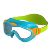 Unisex Kids Sea Squad Mask Tint-Lens Swim Goggles  For Tot's (Age Range -  2-6 Years) - Blue & Green